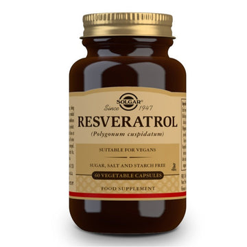 SOLGAR Resveratrol 60 Cápsulas Vegetales