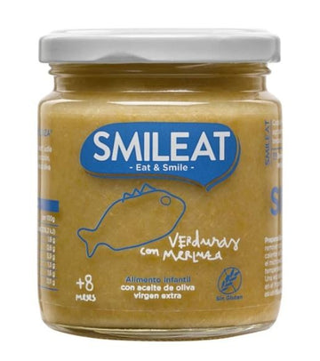 SMILEAT Tarrito Ecológico Verduras con Merluza 230g