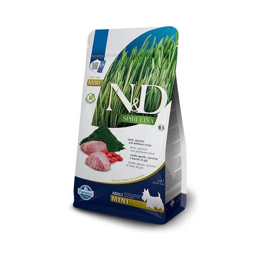 Farmina N&D Dog Spirulina Mini Cordero Alimento Sólido 2kg
