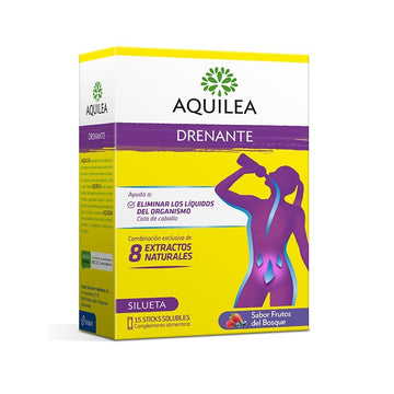 AQUILEA Drenante 15 Sticks Solubles sabor Frutas del Bosque