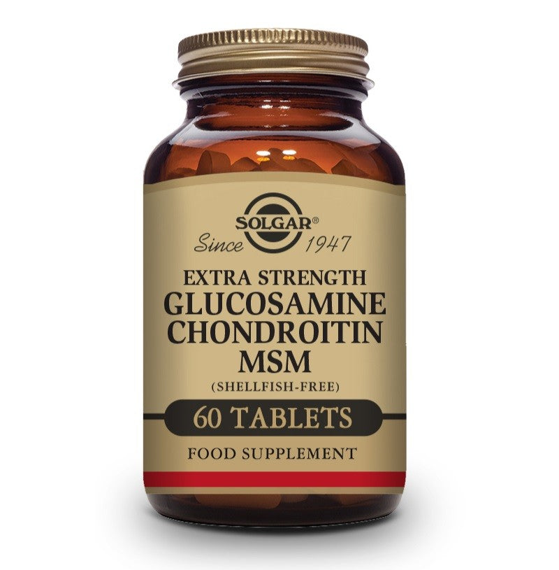 SOLGAR Glucosamina Condroitina MSM Concentrado 60 Comprimidos