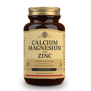 SOLGAR Calcio y Magnesio con Zinc 250 comprimidos