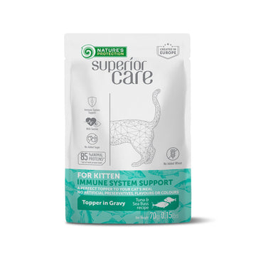 Natures Protection Sc Topper Kitten Inmune Alimento Húmedo 70g