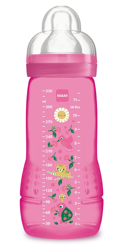 MAM Biberón Easy Active 330ml Rosa