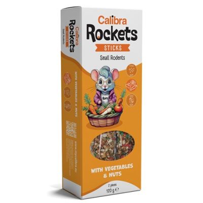 Calibra Rockets Sticks Verduras y Nueces 120g
