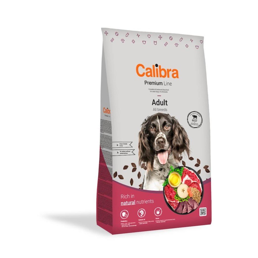 Calibra Premium Line Adult Ternera Pienso para Perros 12Kg