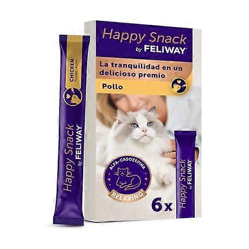 Feliway Happy Snack Crema de Pollo 6 ud