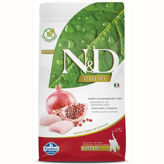 Farmina N&D Prime Kitten Pollo y Granada Alimento Seco 300g