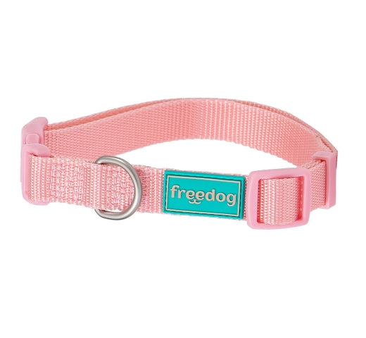 Freedog Collar Nylon Basic Rosa 15mm 35-50cm