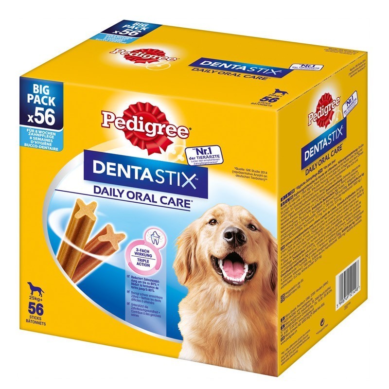 Pedigree Dentastix Snack Dental para Perros Grandes 56 barritas