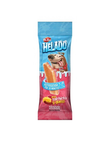 Drzoo Helado Perro Salchicha y Queso 50g
