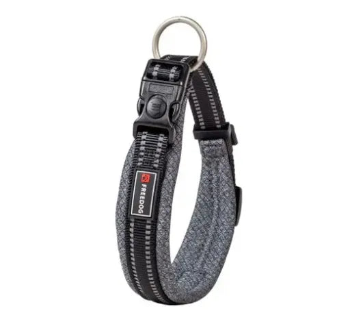 Freedog Shiva Collar Acolchado Gris 10mm 100g