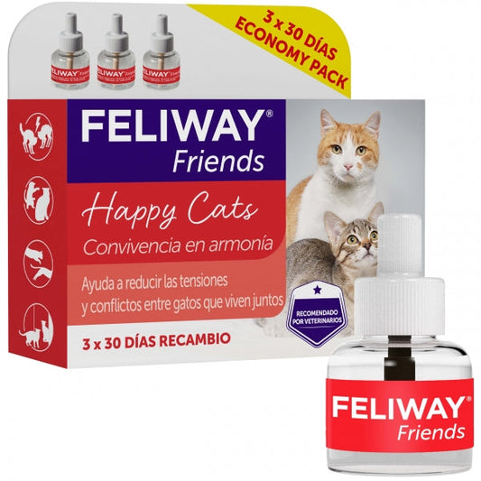 Feliway Friends Recambio 3 uds 48ml