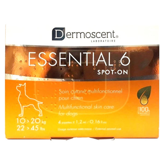 Dermoscent Essential 6 Tratamiento Spot-On Perros 4 pipetas