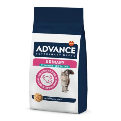 Affinity Advance Vet Feline Steril.Urinary Low Cal Pienso Cuidado Gatos 2,5Kg