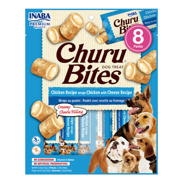 Churu Churu Bite Snack de Pollastre i Formatge 8 ud 672g
