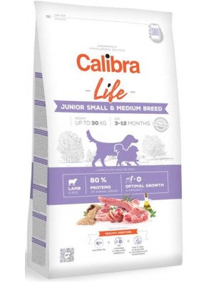 Calibra Dog Life Junior Pequeñas y Medianas Cordero 2,5Kg