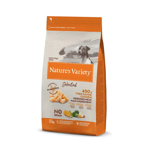 Nature's Variety Original No Grain Pienso para Perros Adultos con Pollo 1,5Kg