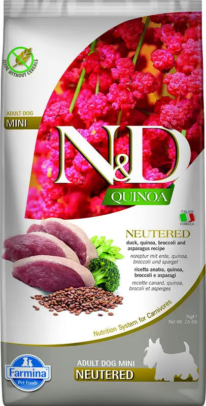 Farmina N&amp;D Quinoa Duck Dry Feed 7Kg
