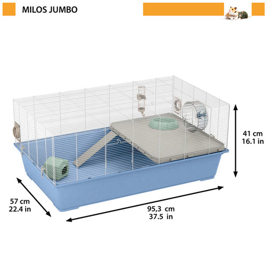 Ferplast Milos Jumbo Jaula para hámsters y ratones 1 ud