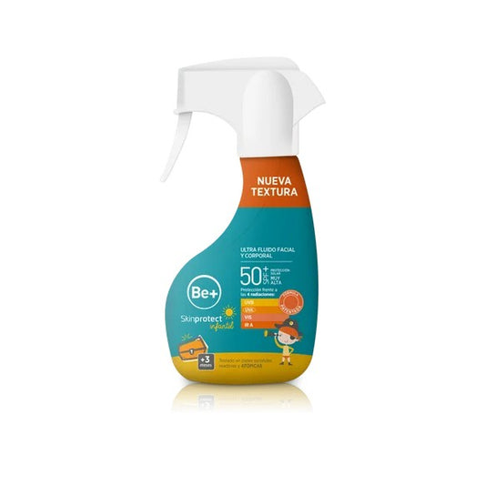 Be+ Skinprotect Infantil Ultra Fluido Solar SPF 50+ 250ml