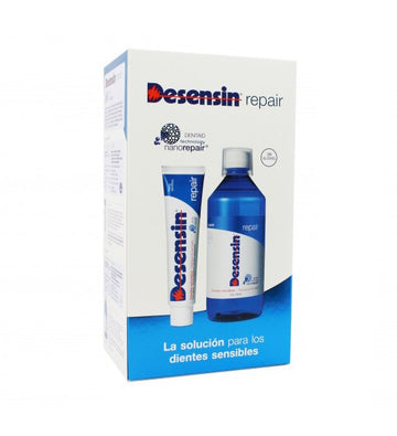 DESENSIN Repair Pack Dientes Sensibles: Pasta Dentífrica 75 ml + Colutorio 500 ml