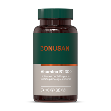 Bonusan Vitamina B1 (Tiamina Hcl) 300 Mg 60 Cápsulas
