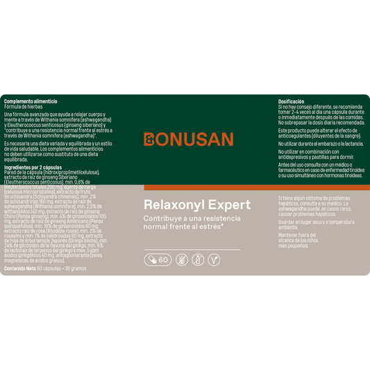 Bonusan Relaxonyl 60 Cápsulas