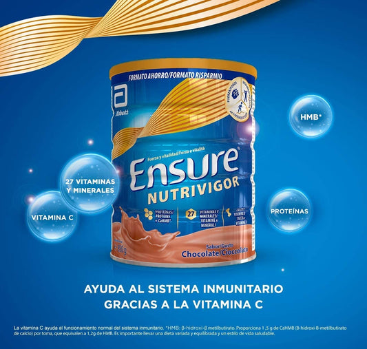 ENSURE NutriVigor Chocolate Polvo 850gr