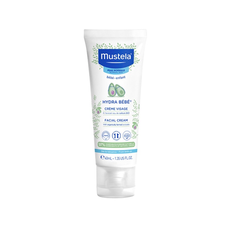 MUSTELA Hydra Bebé Crema Facial 40ml