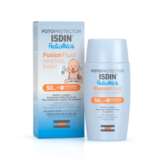 ISDIN Fusion Fluid Mineral Baby Pediatrics SPF 50 Fotoprotector 50ml