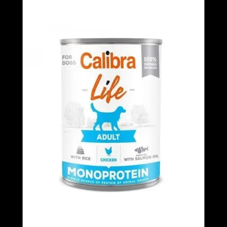 Calibra Dog Life Adult Chicken and Rice Can 6x400g