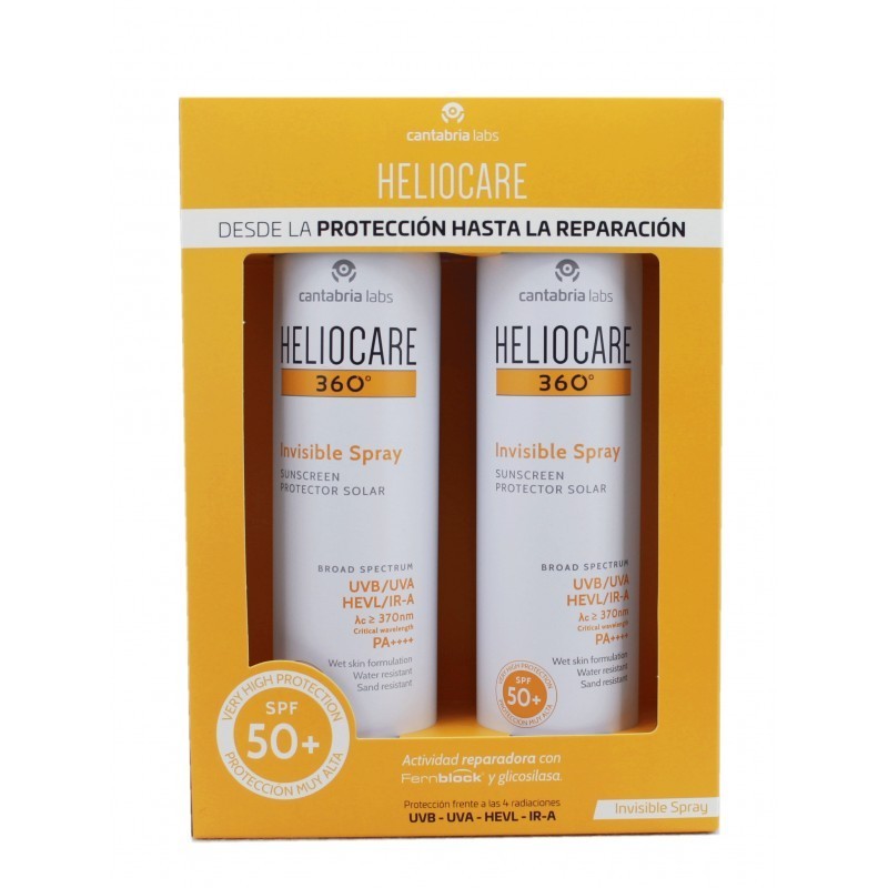 HELIOCARE 360º DUPLO Spray Invisible SPF50 (2x200ml)