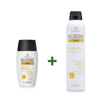 Heliocare 360º Pack Water Gel SPF 50+ (50ml) + Heliocare 360º Invisible Spray 200ml