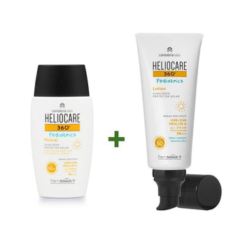 HELIOCARE Pack 360º Pediatrics Mineral SPF50+ (50ml) + Loción SPF50 (200ml)