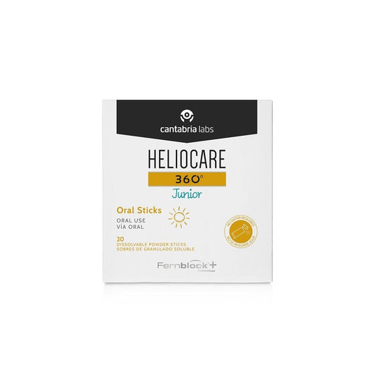 Heliocare 360º Junior Oral Sticks 20 Sobres Granulados
