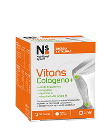 NS VITANS Colágeno+ Sabor Limón 30 Sobres