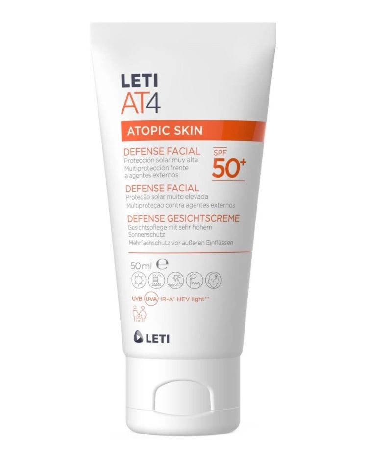 LETI AT4 Defensa Facial Piel Atópica SPF 50+ 50ml