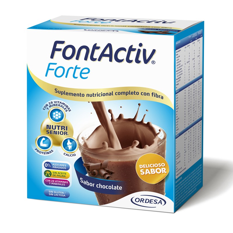 FONTACTIV Forte Sabor Chocolate 14 Sobres 30G