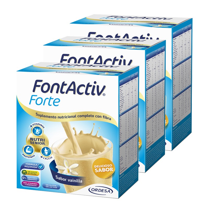 FONTACTIV Forte Sabor Vainilla 3x14 Sobres 30G