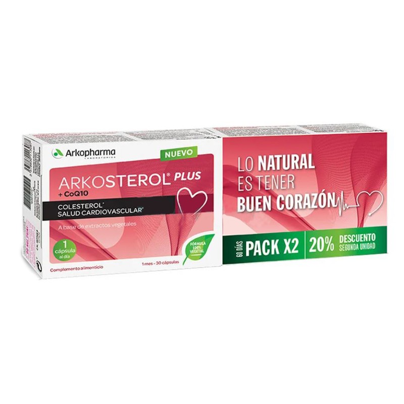 ARKOSTEROL Plus CoQ10 DUPLO 2x30 Cápsulas