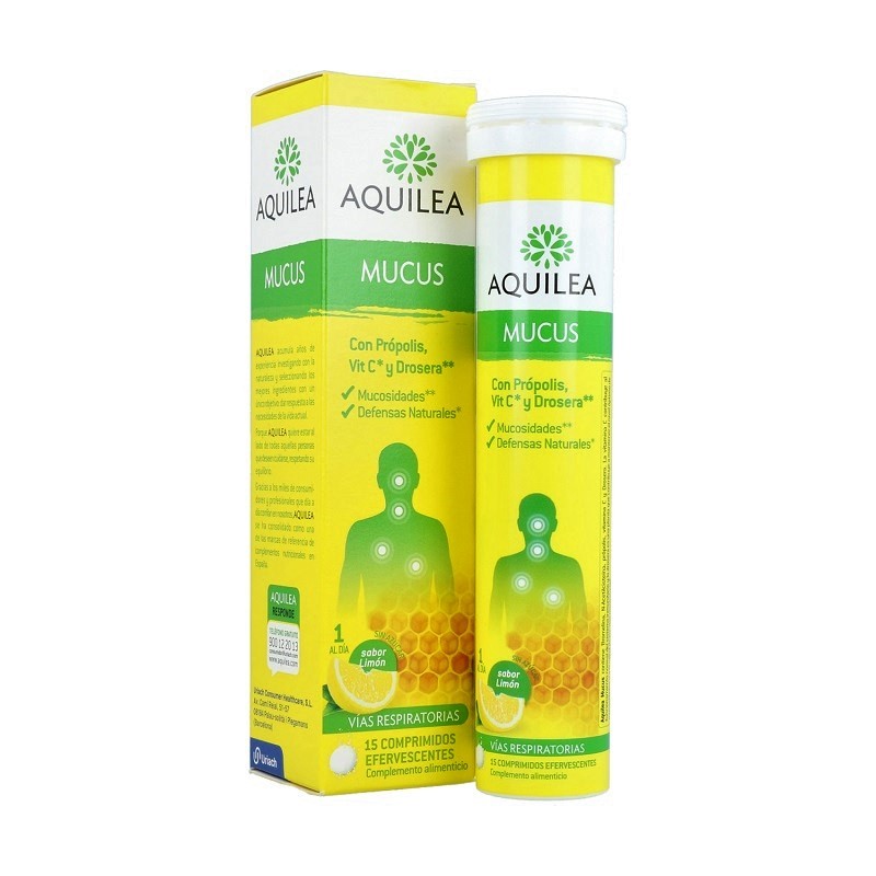 AQUILEA Mucus 15 Comprimidos Efervescentes