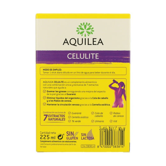 AQUILEA Celulite 15 Sticks Solubles Sabor Piña