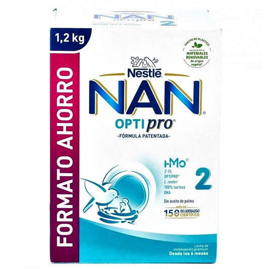 NAN OPTIPRO 2 Leche de Continuación 1200gr FORMATO AHORRO
