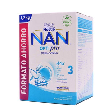 NAN OPTIPRO 3 Leche de Crecimiento en Polvo 1200gr FORMATO AHORRO