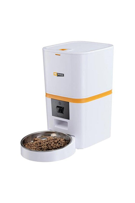 Ferplast Risto Pet Smart Comedero Automático Blanco 6L