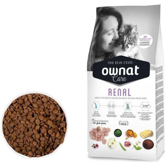 Ownat Care Renal Gato Alimento Seco 3Kg