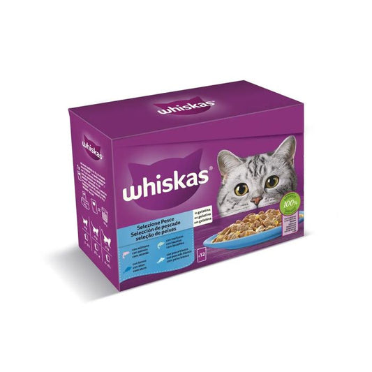 Whiskas Multipack Pescado Alimento Húmedo 48 sobres 85g