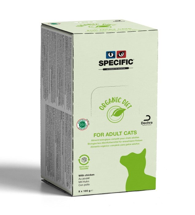 Specific F-BIO-W Adult Chicken Wet Food 800g (8x100g)