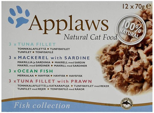Applaws Selection Fish Wet Food 12 cans of 70g